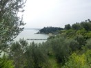 Vue sur le lac de garde depuis la villa Catulle.