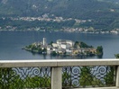 L'île de San Giulio vue depuis le Mont Sacré d'Orta.