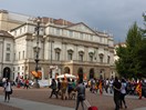 La façade de la Scala de Milan.