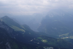 Vue depuis la terrasse du Nid d'Aigle