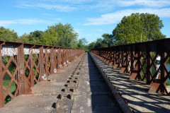 Le pont de fer sur le Vidourle