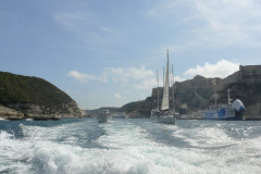 Bonifacio, sortie du goulet