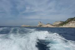 Bonifacio, sortie du goulet