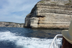 Sortie du goulet de Bonifacio