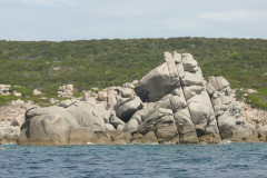 En route vers l'archipel des Iles Lavezzi