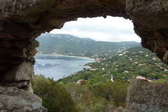 Vue depuis la tour génoise de Campomoro