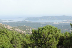 Vue sur Porto-Vecchio depuis la D368