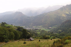 Splendide paysage sur les Pyrénées