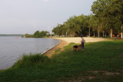 berges du lac de Léon