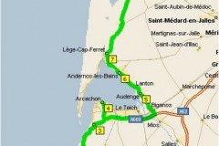 Carte Gastes - Hourtin