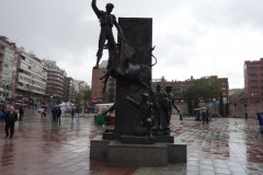 Statue en bronze sur la Plaza de Toros de Las Ventas