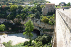 La rivière souterraine vue du viaduc