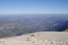 Vue depuis le sommet du Ventoux