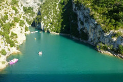 Le verdon, vue du pont du Galetas