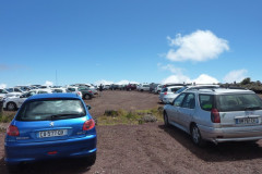 Le parking du Pas de Bellecombe (2350 m)