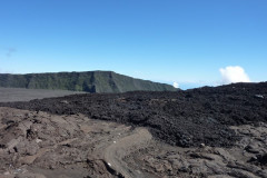 Cheminement vers le sommet du piton de la Fournaise