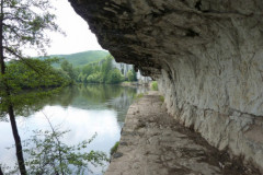 Saint-Cirq-Lapopie, le chemin de halage