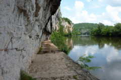 Saint-Cirq-Lapopie, le chemin de halage