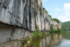 Saint-Cirq-Lapopie, le chemin de halage