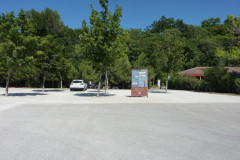 Sommières, le parking