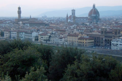 Depuis le belvédère près du camping